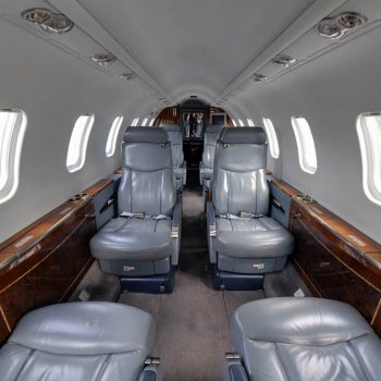 Learjet 45 interior